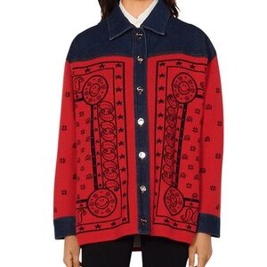 Sandro Blue Denim Jacket